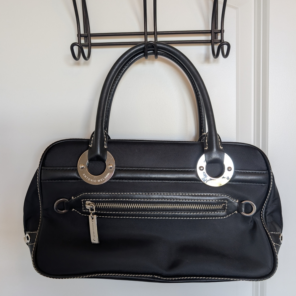 Vintage Antonio Melani Black Handbag